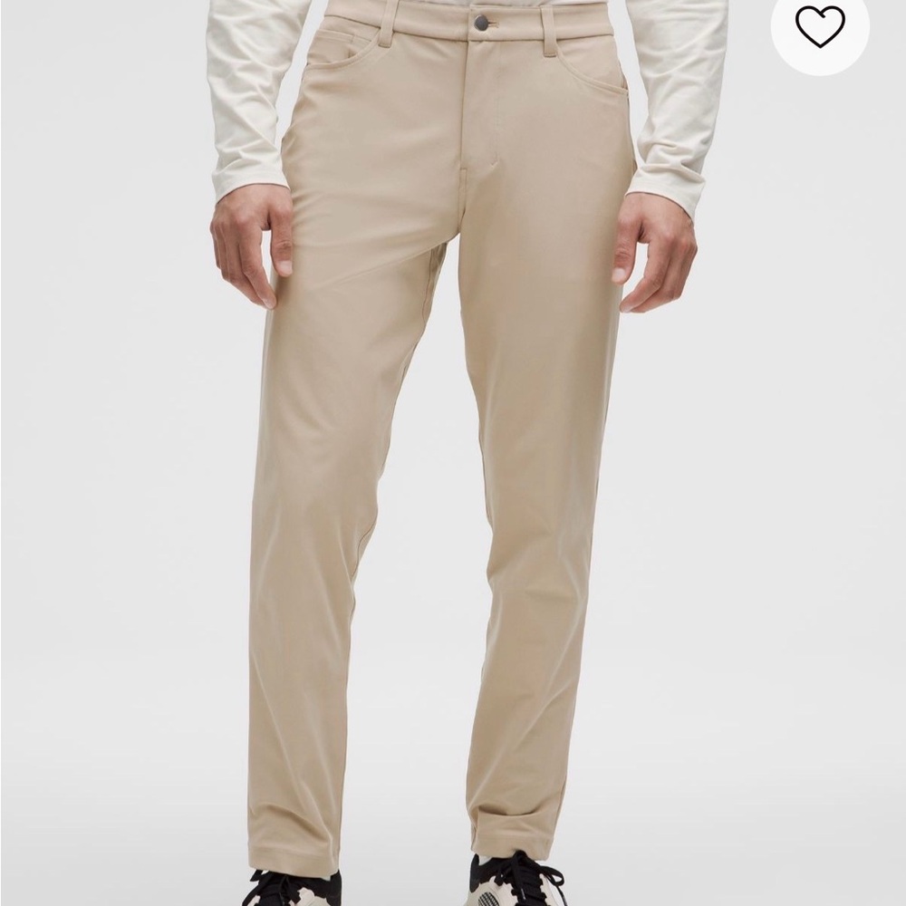 Men's Beige Chino Pants